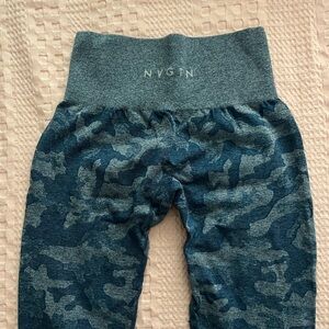NVGTN Camo Leggings - Blue